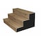 Ackland 1.25 in. T x 47.25 in. L x 12 in. W Hidden Hickory Luxury Vinyl Flooring Trim Stair Tread, 2PK AKVTVHIHI-ST - alternate 3